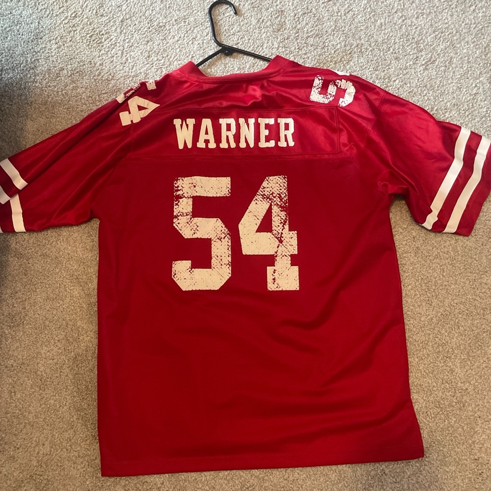 Warner Red Football Jersey